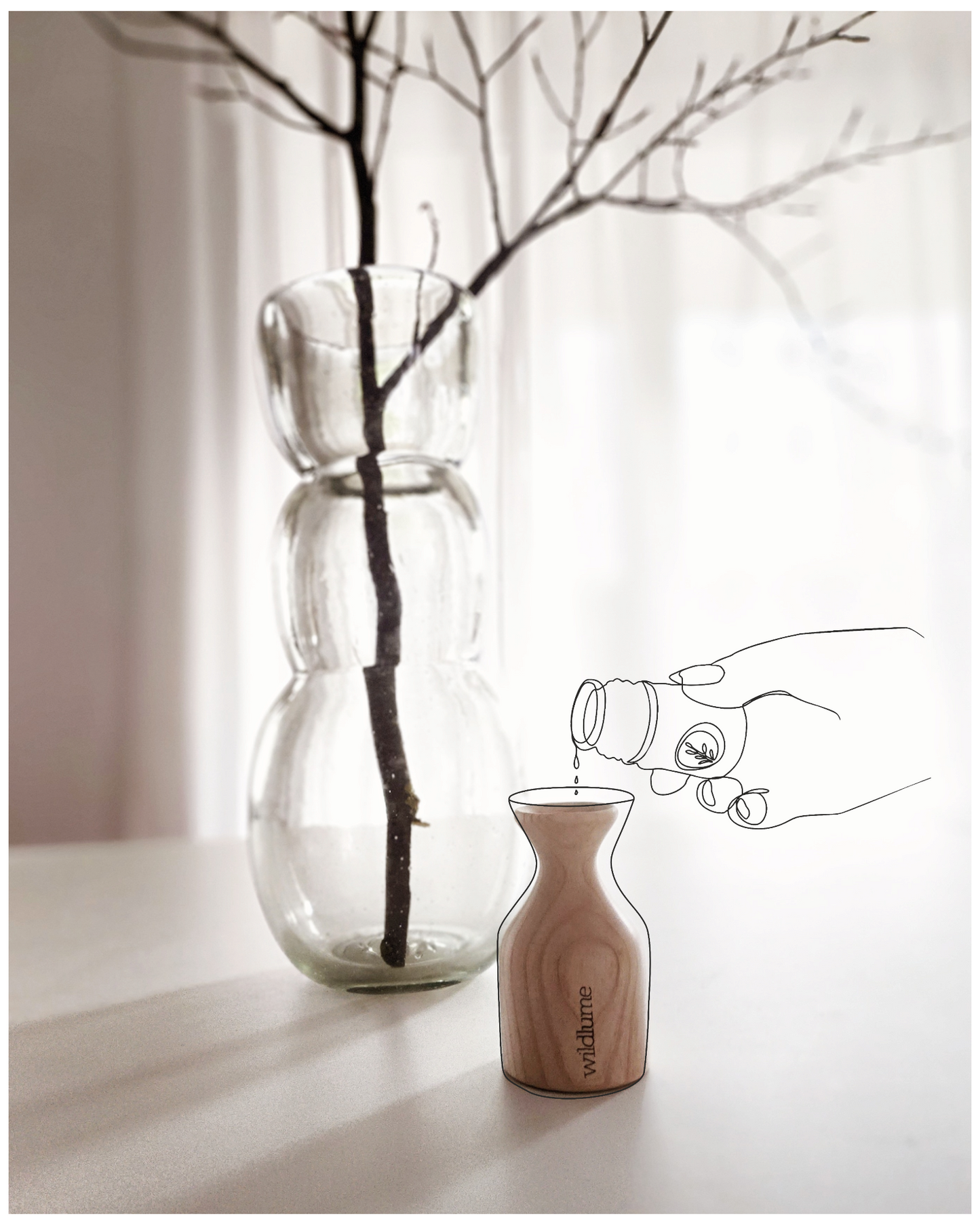 Space Clearing mit Wildlume Diffuser – entfache die Kraft ätherischer Öle, um dein Zuhause zu erfrischen und energetisch zu reinigen.